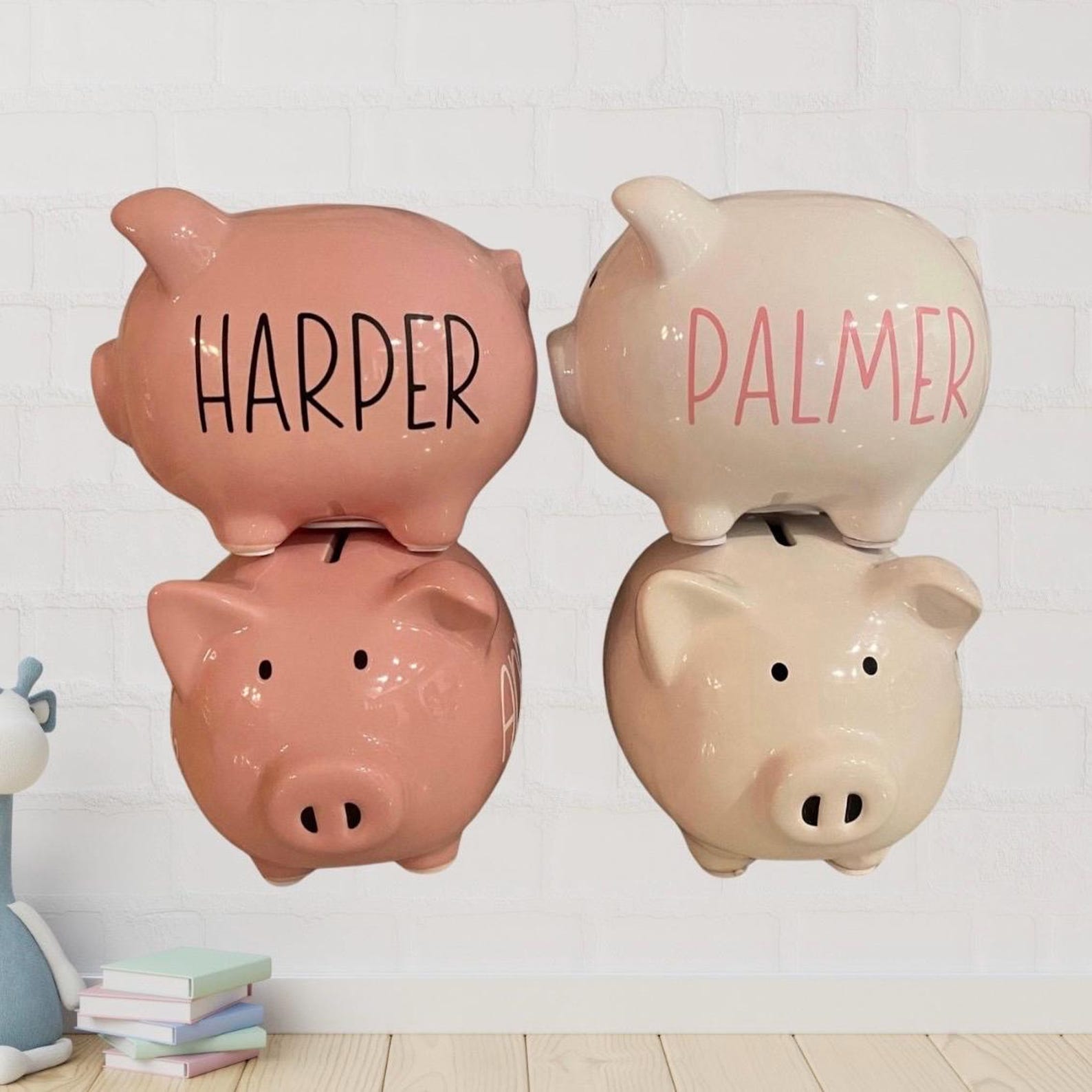 Personalized Piggy Bank.