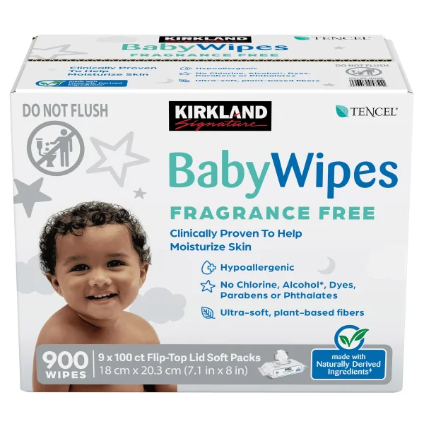 Kirkland Signature Baby Wipes.
