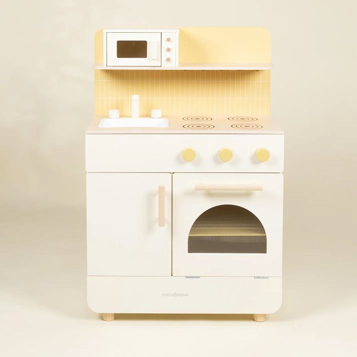 West Elm Kids Coco Village Wooden Kitchen Playset.