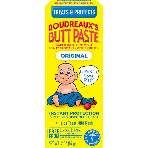 Boudreaux's Butt Paste Original Diaper Rash Cream.