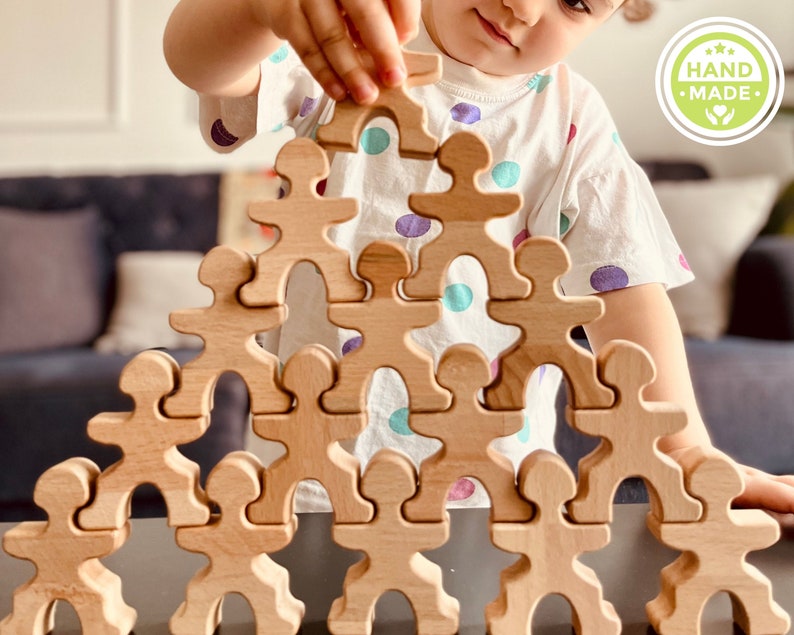 Wood And Kid Toys Montessori Wooden Balance Toy.