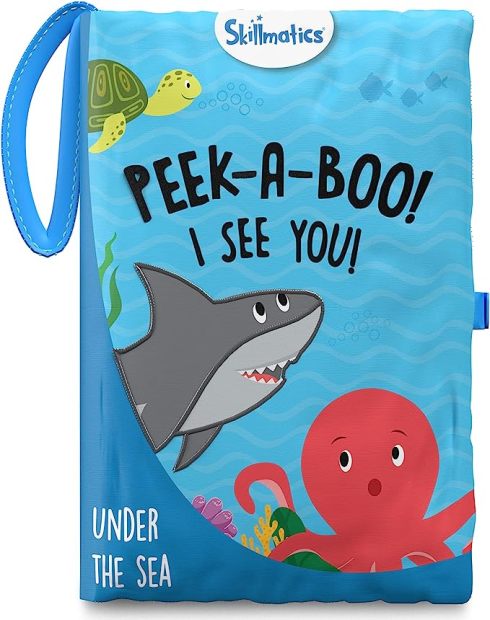 Skillmatics Peek-A-Boo Underwater Animal Book.