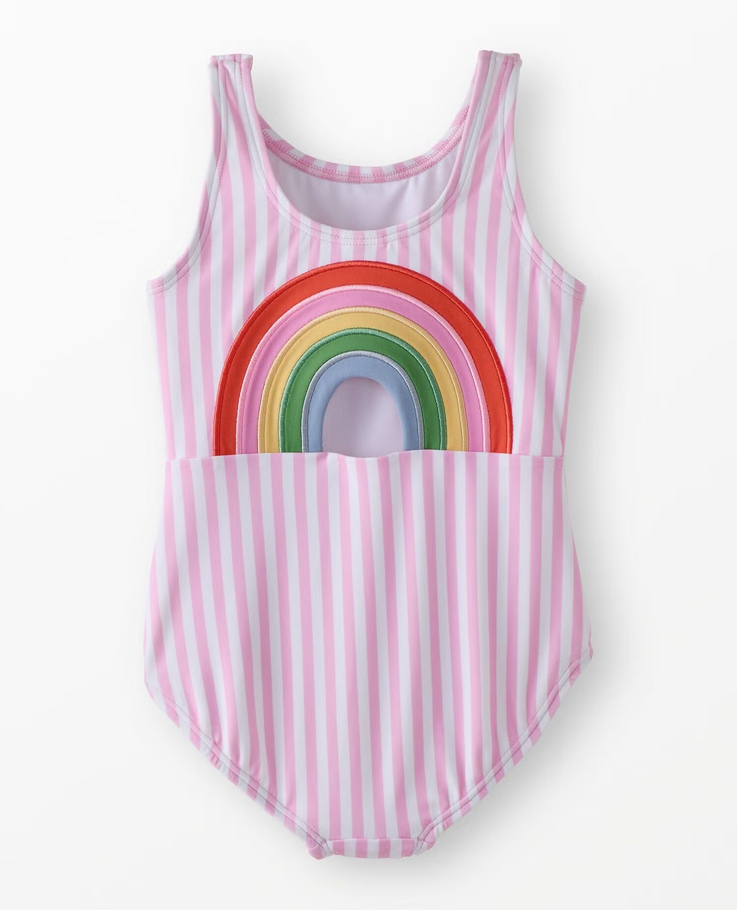 One-Piece Rainbow Back Swimsuit.