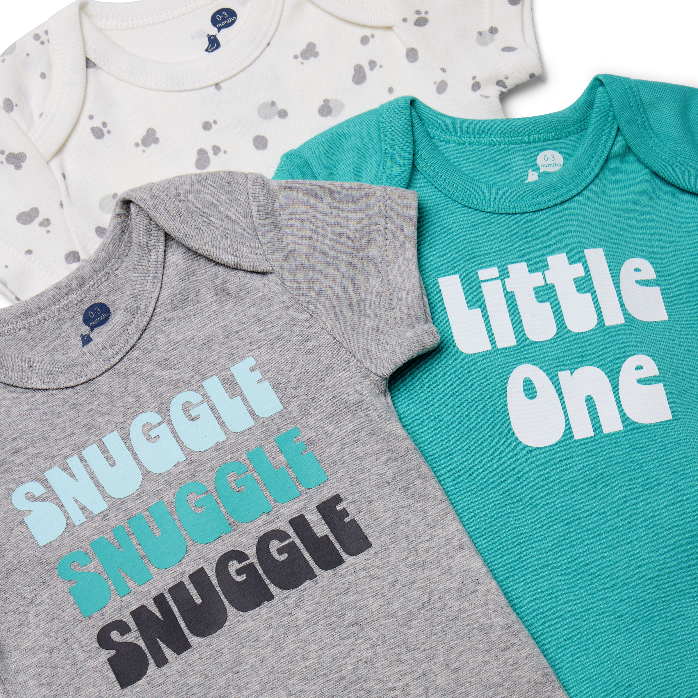 Small Story 12-Piece Essentials Layette Set - Snuggle Snuggle Snuggle, 3-6 M.