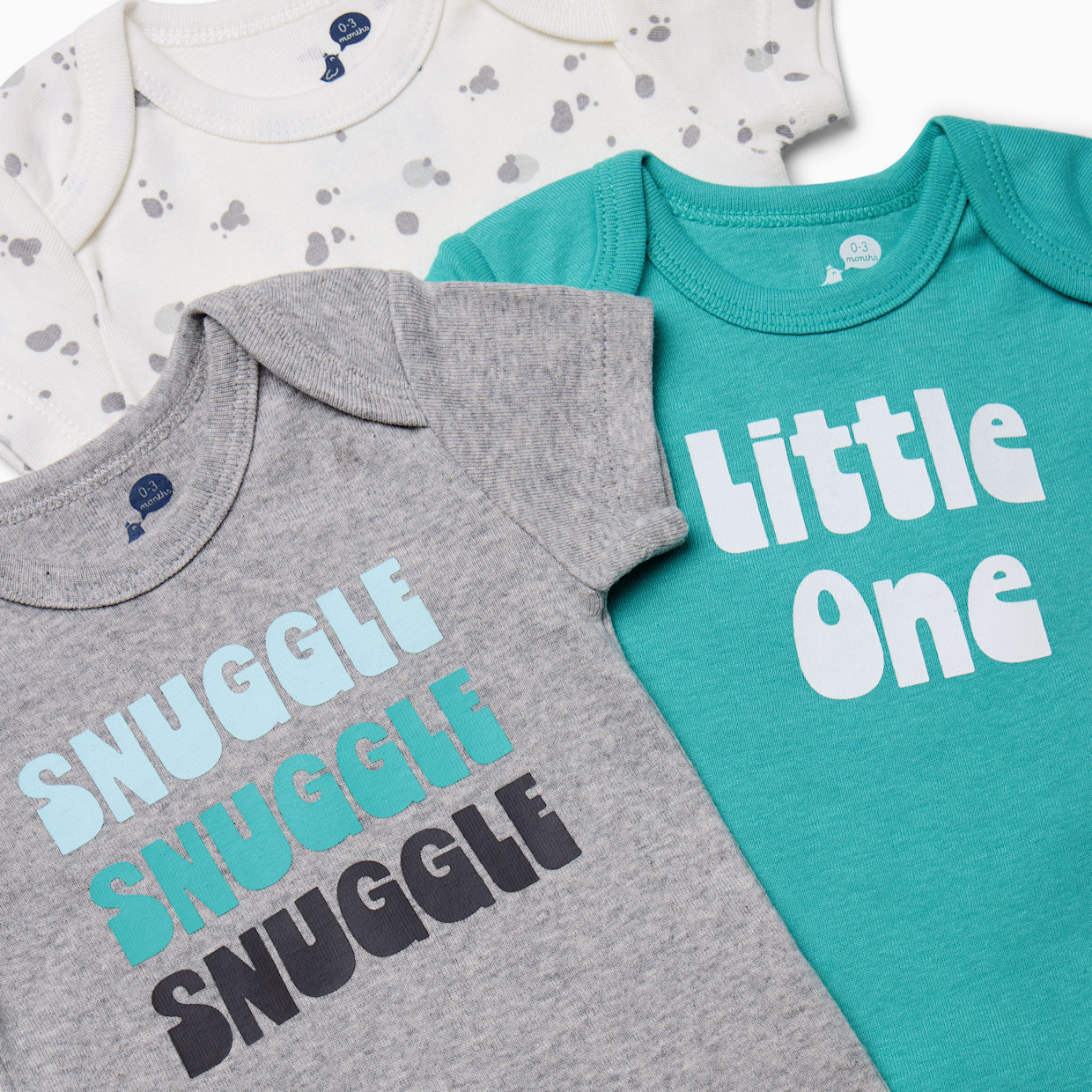 Small Story 12-Piece Essentials Layette Set - Snuggle Snuggle Snuggle, 3-6 M.