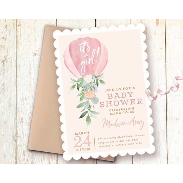 Save the Date Printable Baby Shower Invitations.