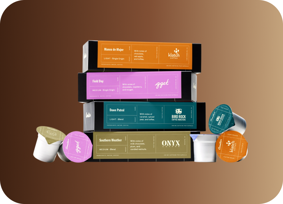 Cometeer Coffee Pods.