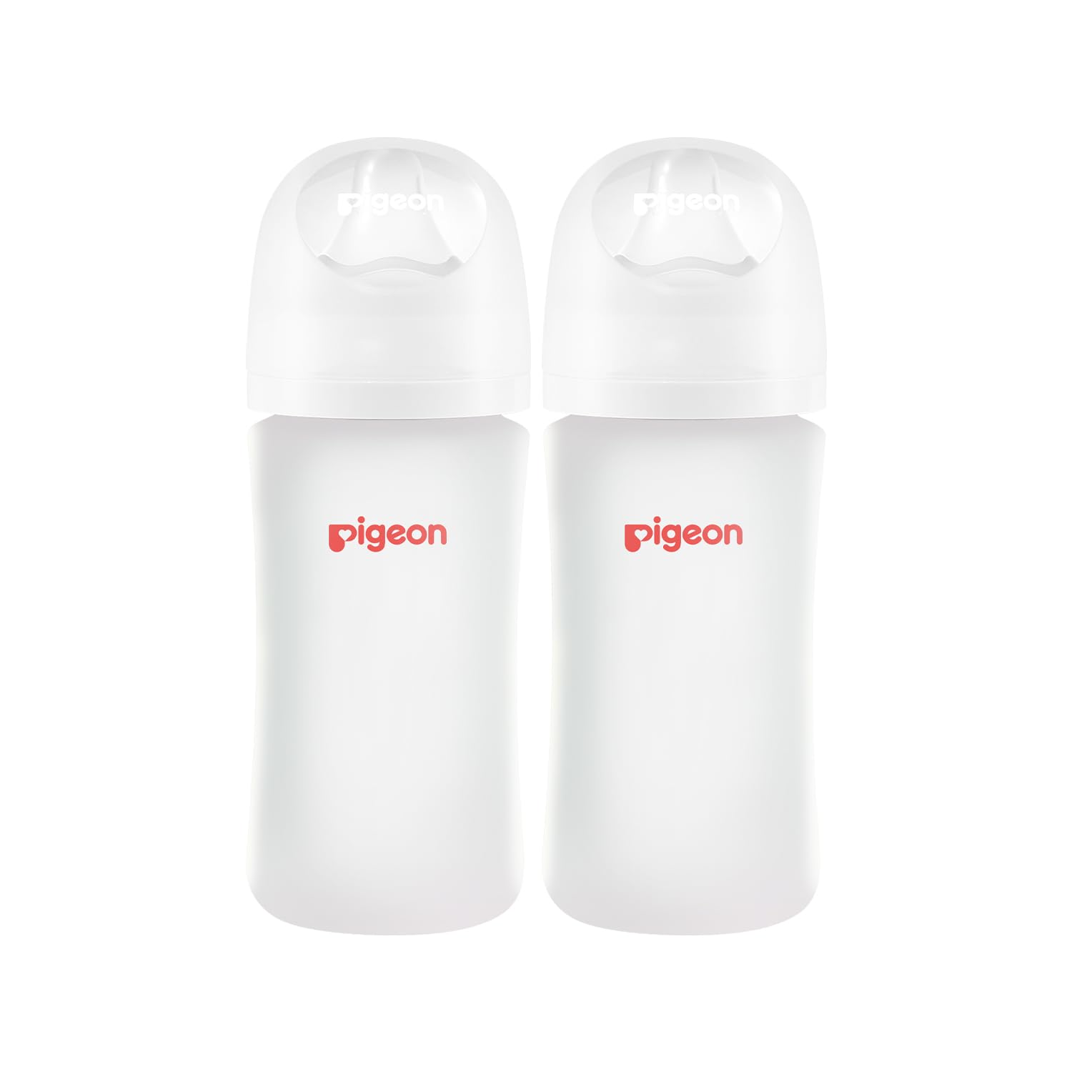 Pigeon 8oz Silicone Coated Glass Baby Bottle.