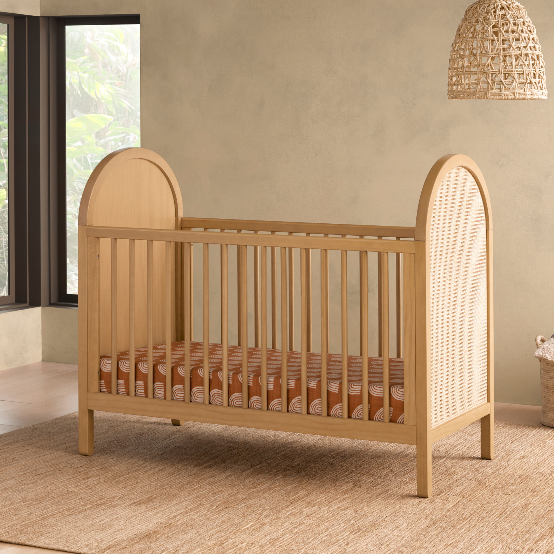 babyletto Bondi 3-in-1 Convertible Crib with Toddler Bed Conversion Kit.
