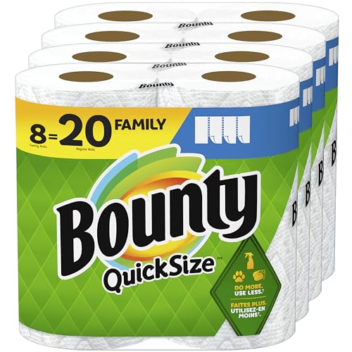 Bounty Quick Size Paper Towels.
