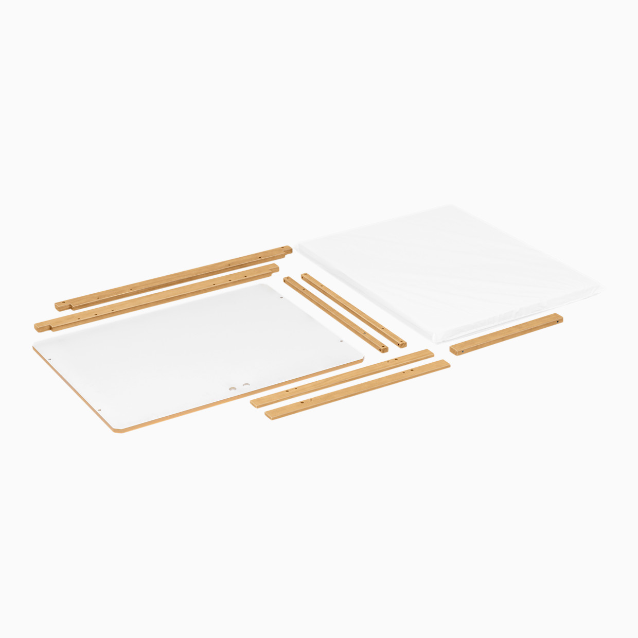 babyletto Rolli All-Stages Midi Crib Conversion Kit - Honey.