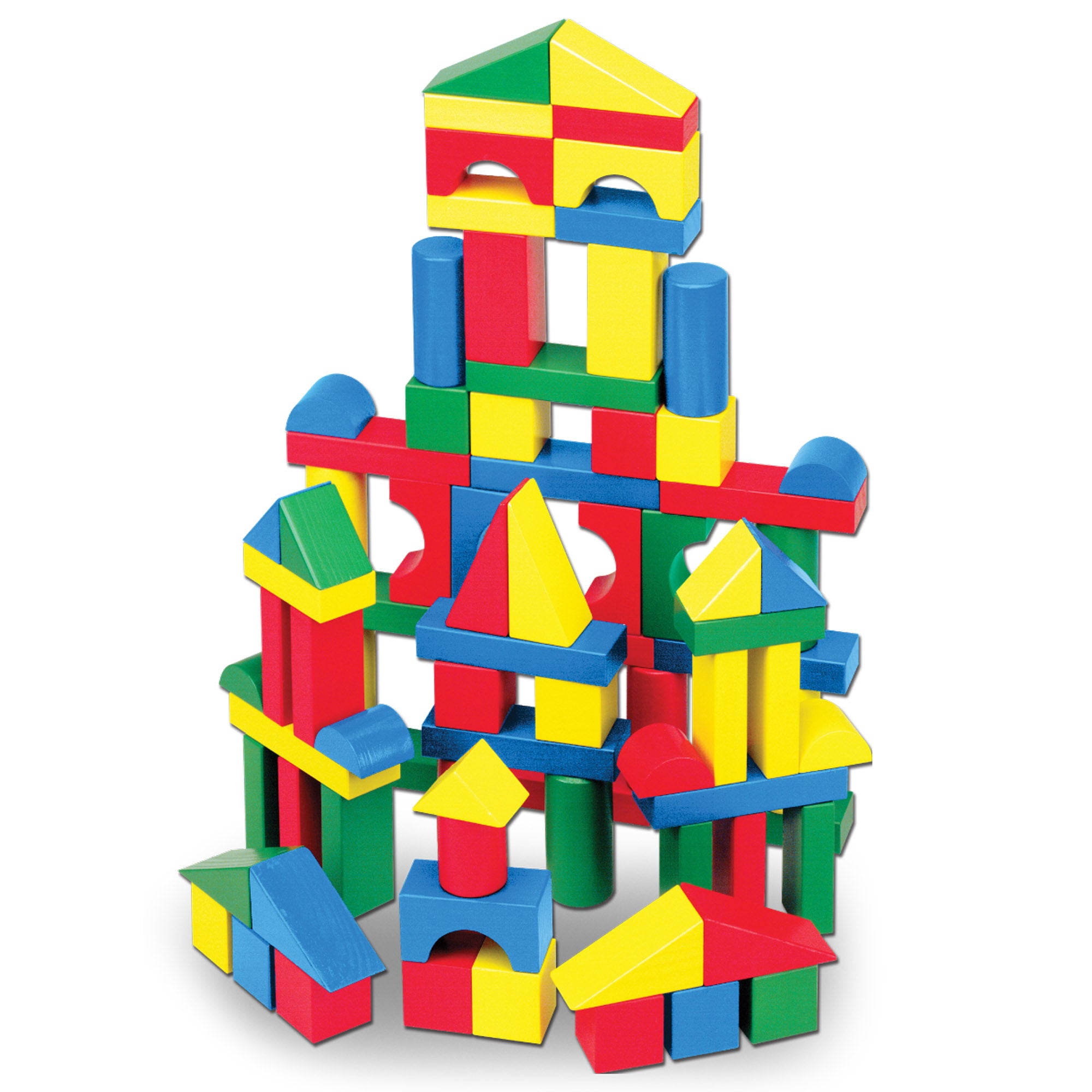 Melissa & Doug 100 Piece Wood Blocks Set.
