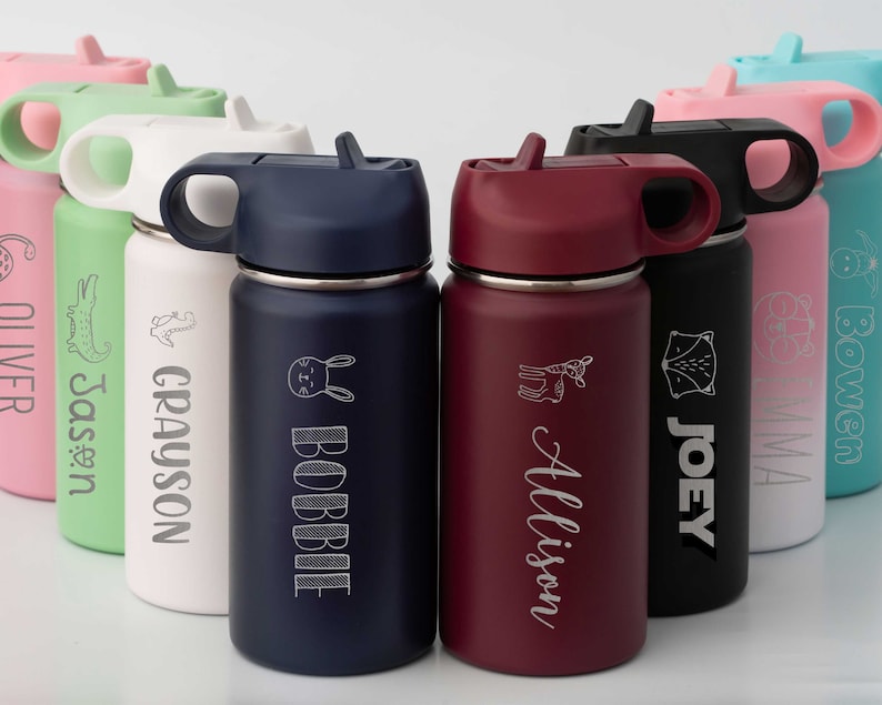 Custom Happiness Shop Personalized Water Bottle.