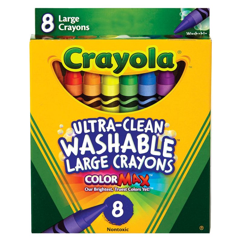 Crayola Washable Large Crayons.