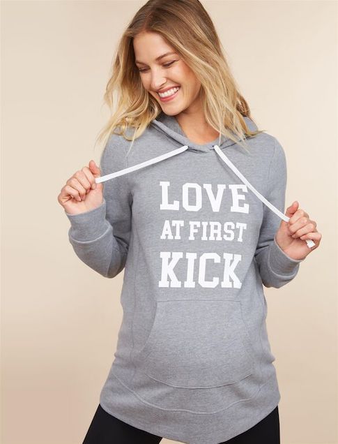 Love At First Kick Maternity Sweatshirt - $39.98.