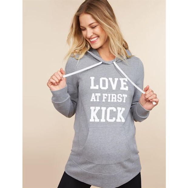 Love At First Kick Maternity Sweatshirt - $39.98.