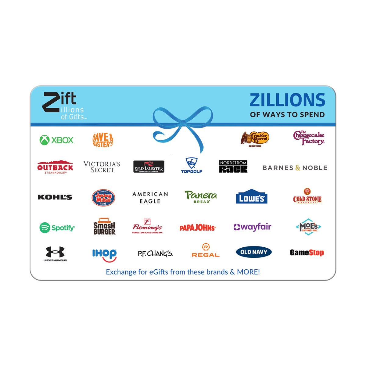The Gift Card Shop Zillions eGift Card 25 Babylist Shop