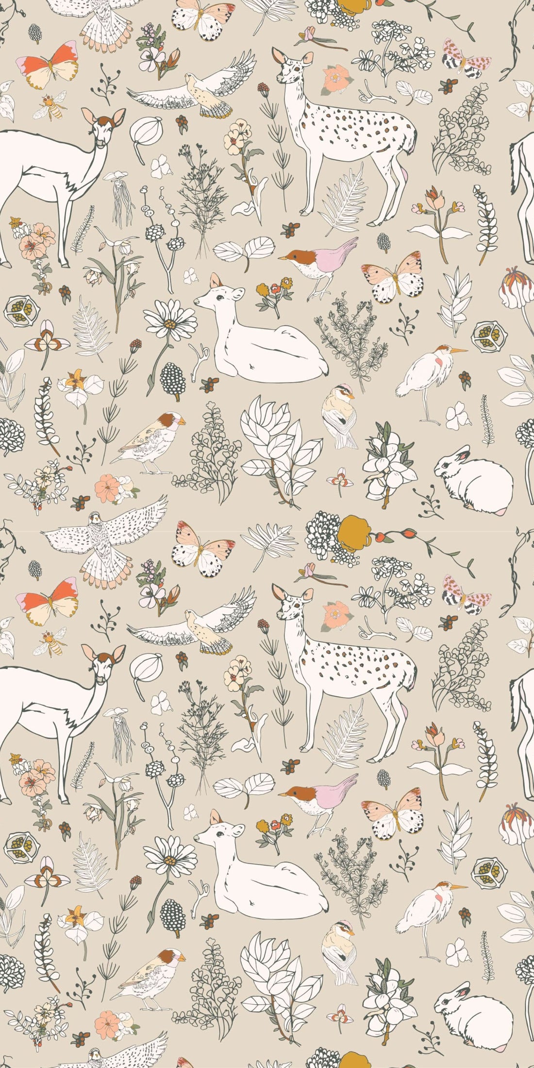 Chasing Paper Woodland Wallpaper.