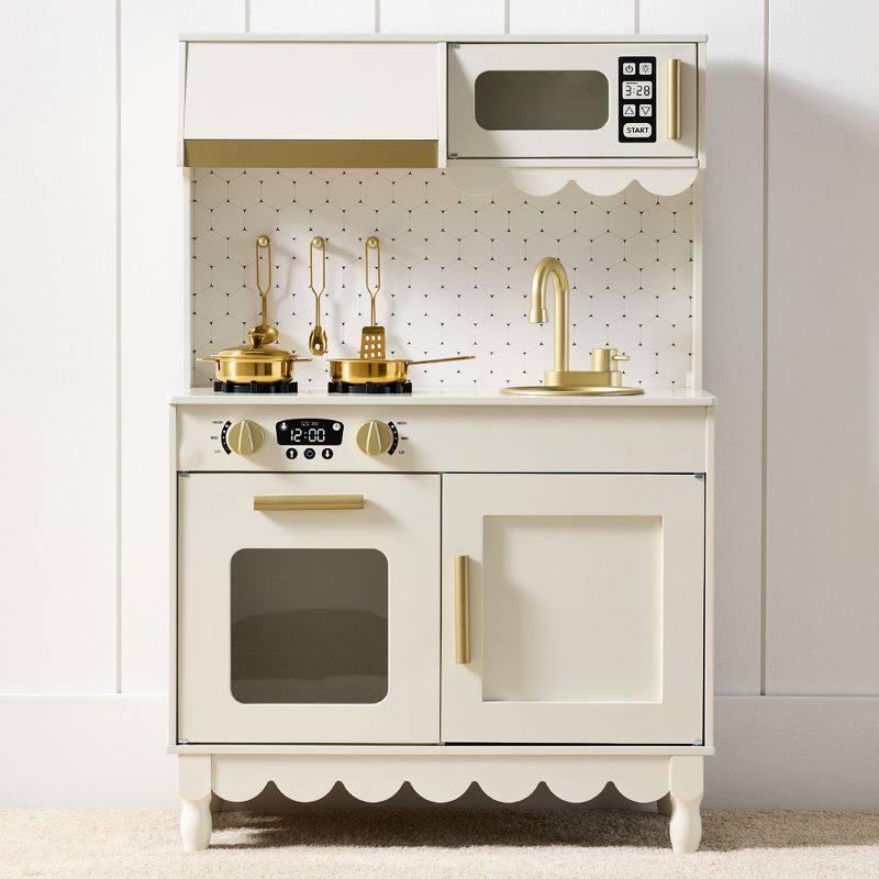 Best Choice Products Wooden Cottage Kids Pretend Play Kitchen.