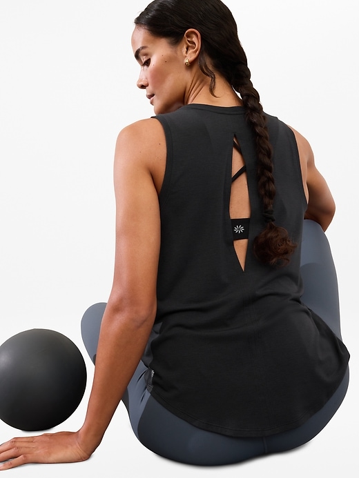 Athleta With Ease Open Back Tank.