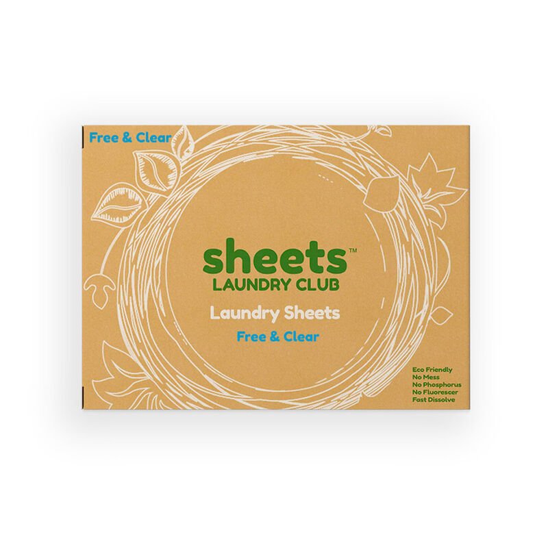 Sheets Laundry Club Laundry Sheets, Free & Clear - $15.78.