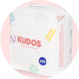 Kudos 100% Cotton Diapers.