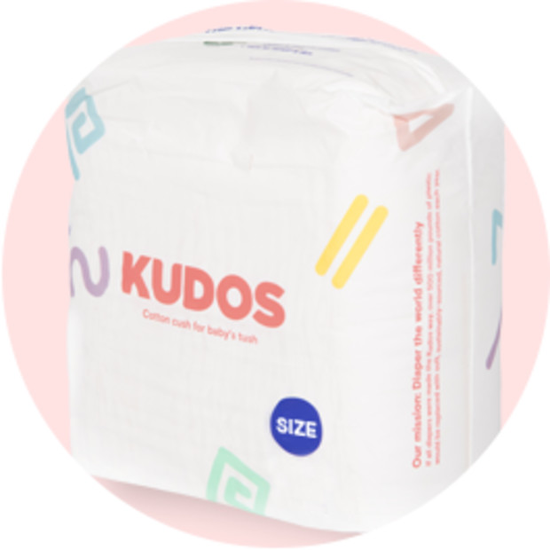 Kudos 100% Cotton Diapers.