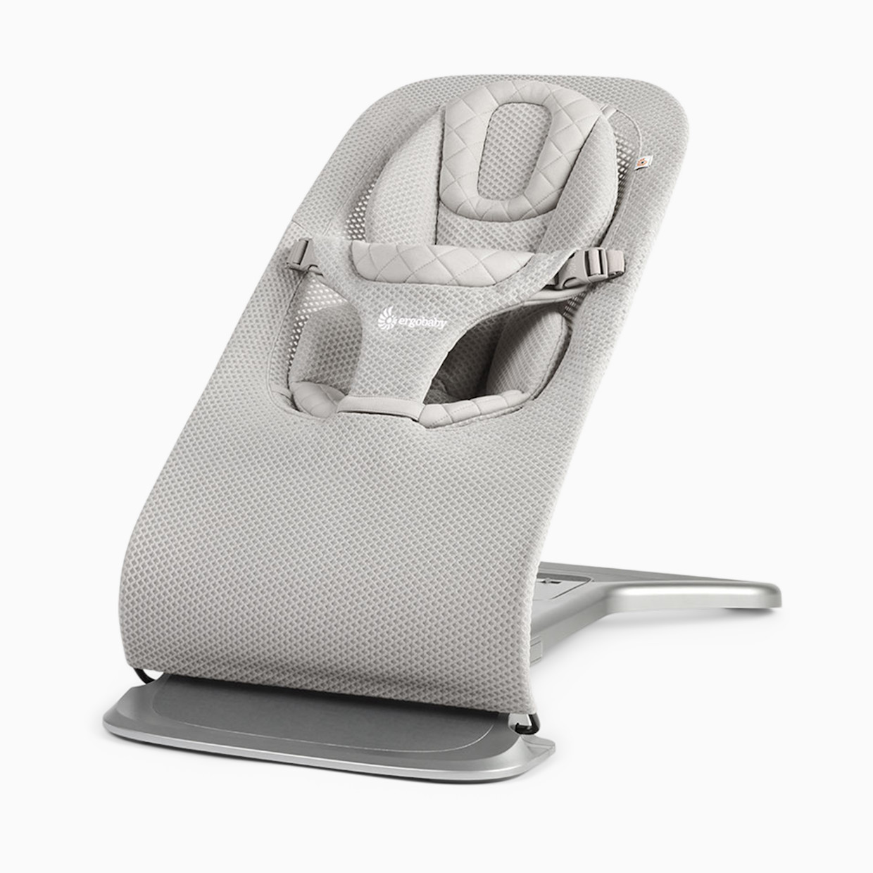 Ergobaby Evolve Bouncer - Light Grey Mesh.