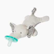 Mary Meyer WubbaNub Infant Pacifier, 6-Inches, Afrique Elephant
