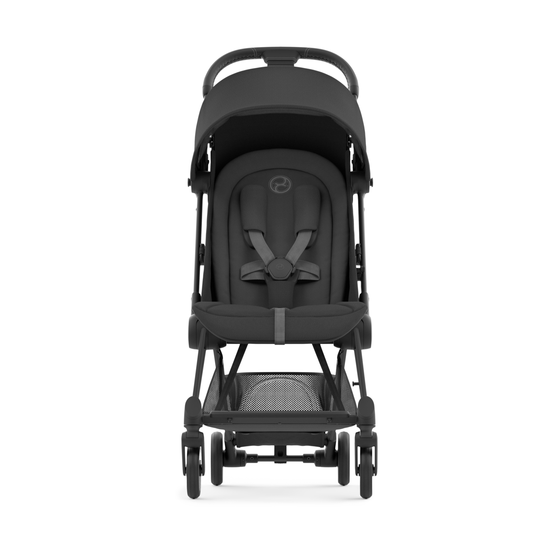 Cybex COYA Compact Lightweight Stroller - Matte Black/Sepia Black.