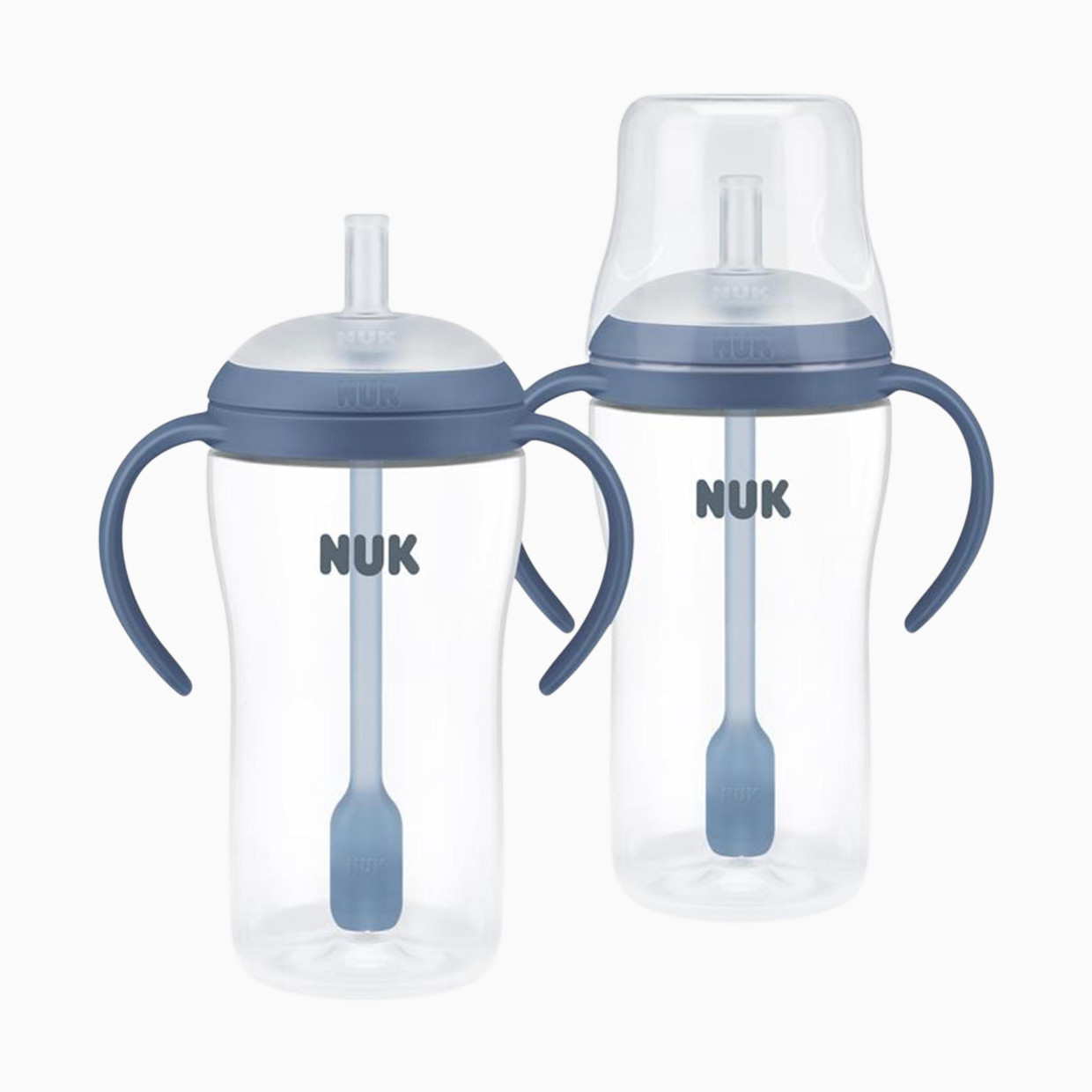 NUK Perfect Match Learner Straw Cup - Blue, 8 Oz, 2.