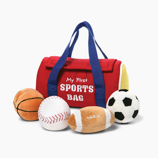 Gund My First Sports Bag Stuffed Plush Playset.