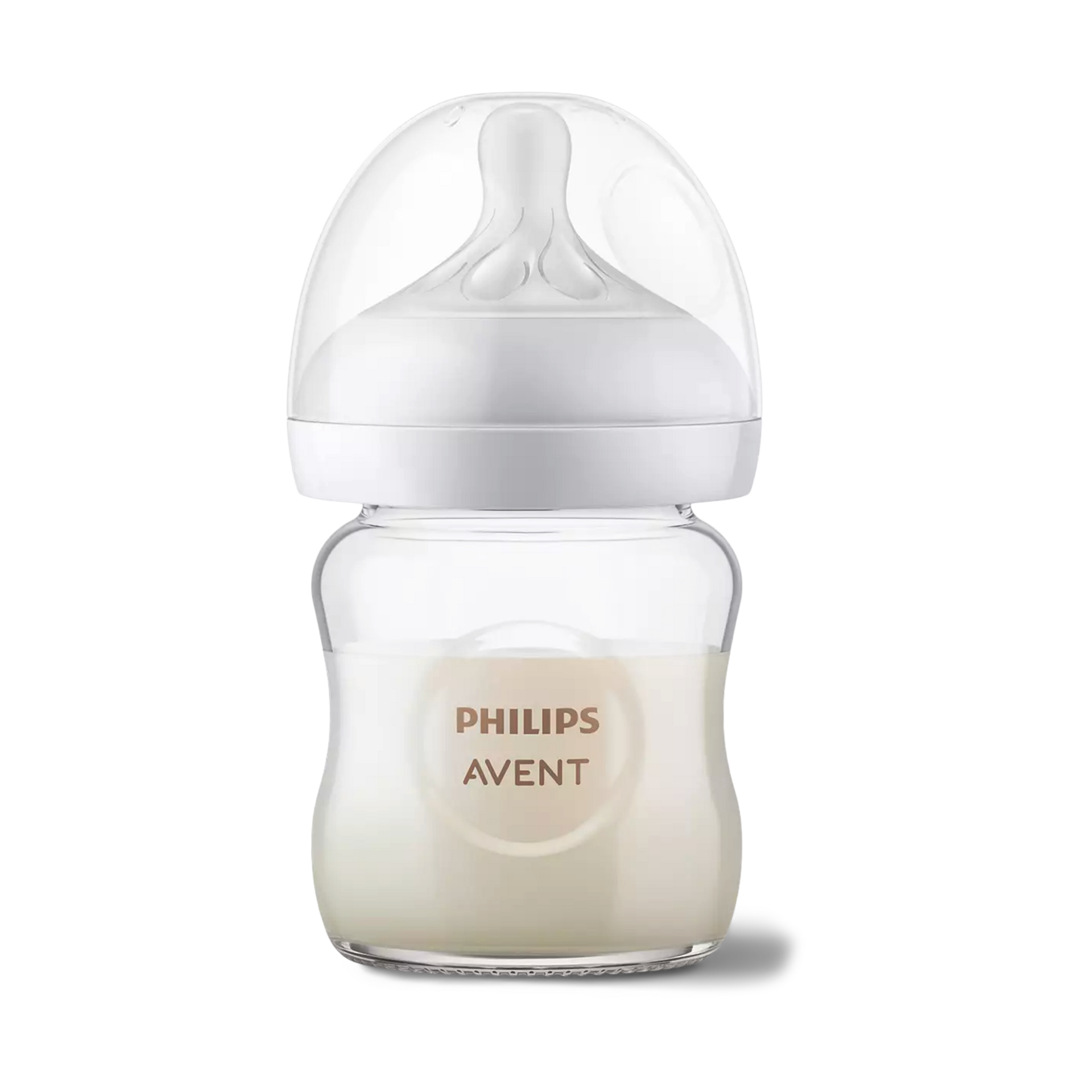 Philips Avent Glass Natural Baby Bottle with Natural Response Nipple - 4 Oz, 3.