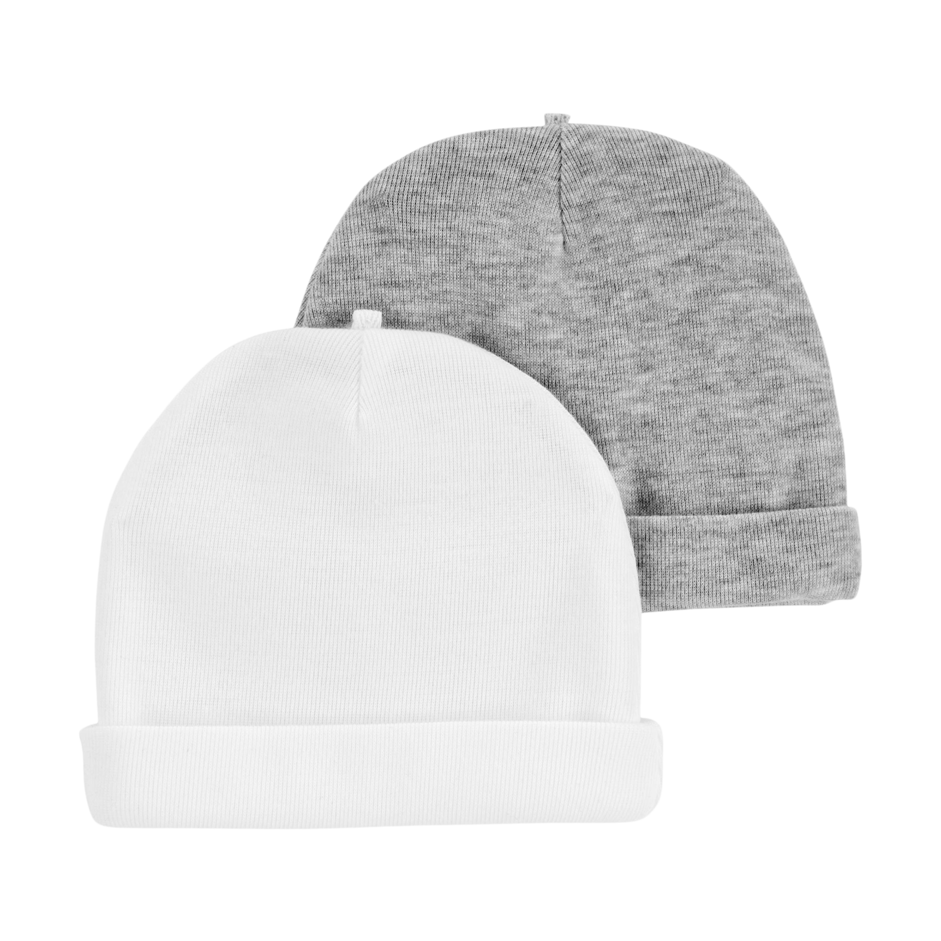 Carter's Hat (2 Pack) - White, 0-3 M.