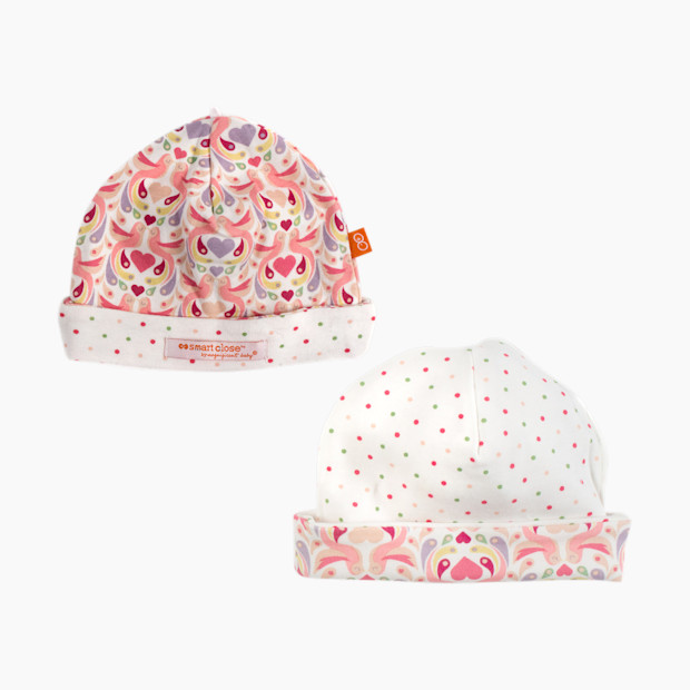 Magnetic Me Reversible Hat - Love Birds, Newborn-3 Months.