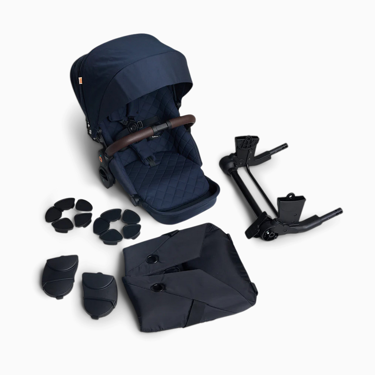 Zoe The Journey Add-On Seat + Duo Extender Kit - Navy.