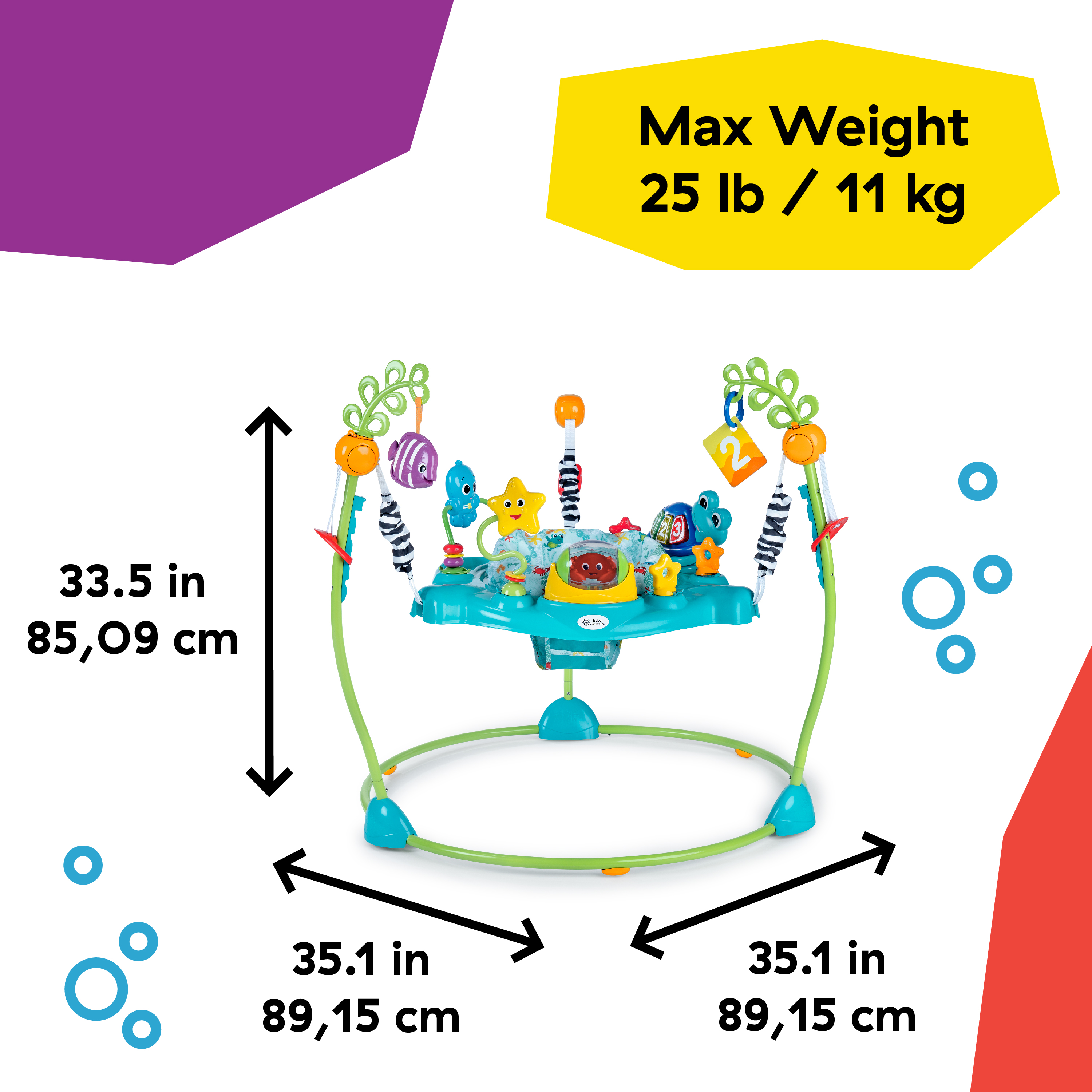 Baby Einstein Airplane Adventure 2-in-1 Activity Jumper - Curiosity Cove.