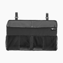 4moms Breeze Playard Diaper Caddy, Storage for Diapers, Baby Wipes, and Organization, Black