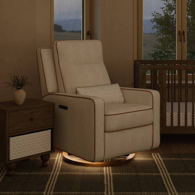 babyletto Sigi Pro Power Recliner and Swivel Glider by Nate Berkus.