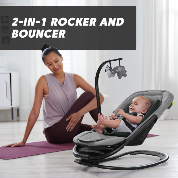 Baby Jogger City Sway 2-in-1 Rocker and Bouncer - Graphite.