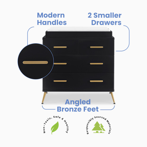 Delta Children Sloane 4 Drawer Dresser with Changing Top.