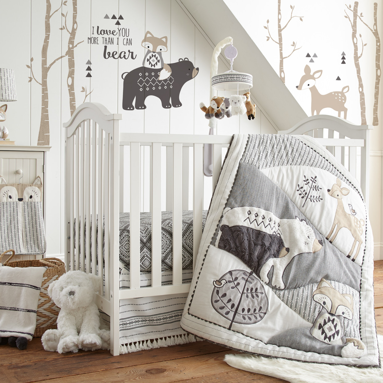 Levtex Baby 5-Piece Nursery Crib Bedding Set - Bailey.