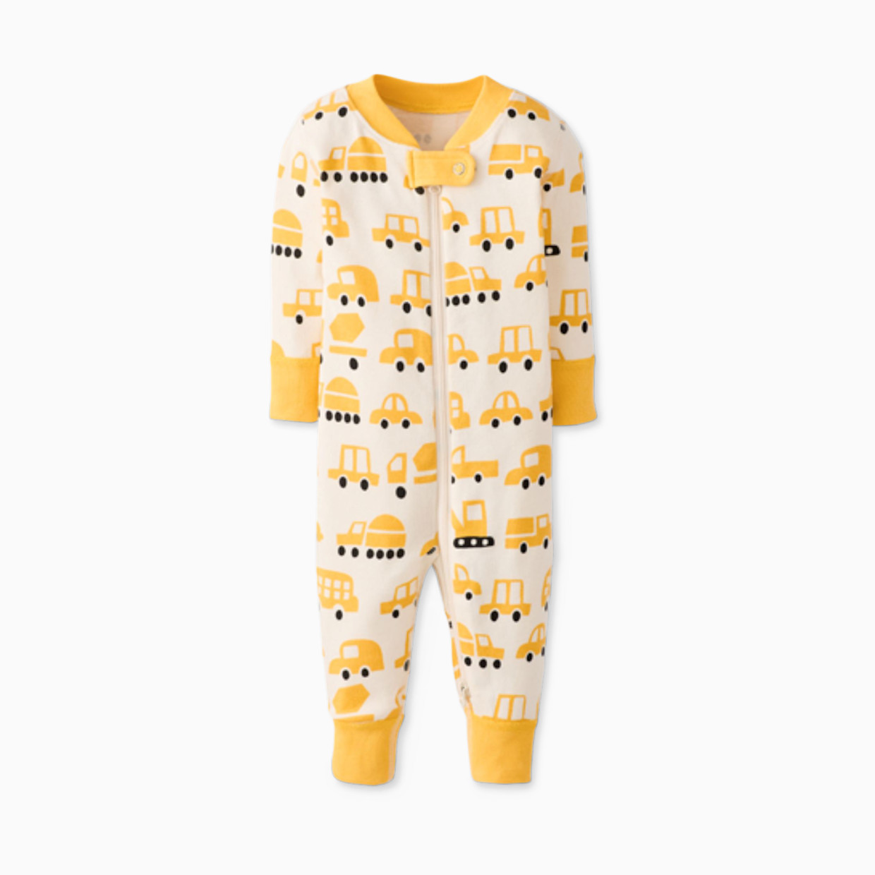 Hanna Andersson Baby Organic Cotton Footless Sleeper - Rush Hour, 6-12 M.
