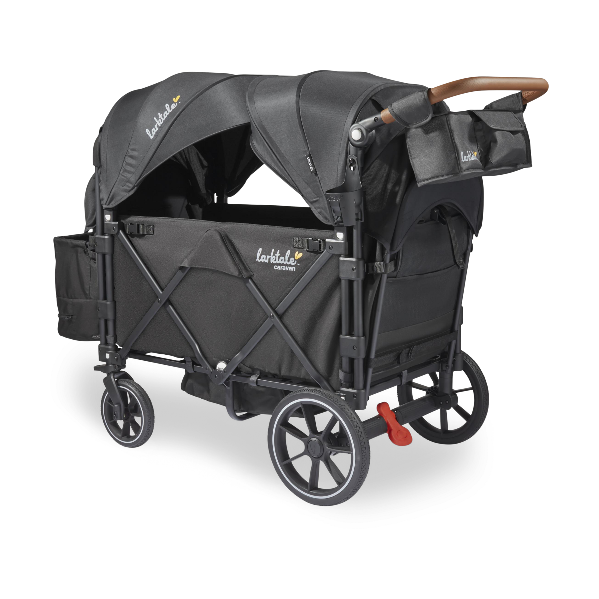 Larktale Caravan V3 Stroller Wagon - Byron Black.