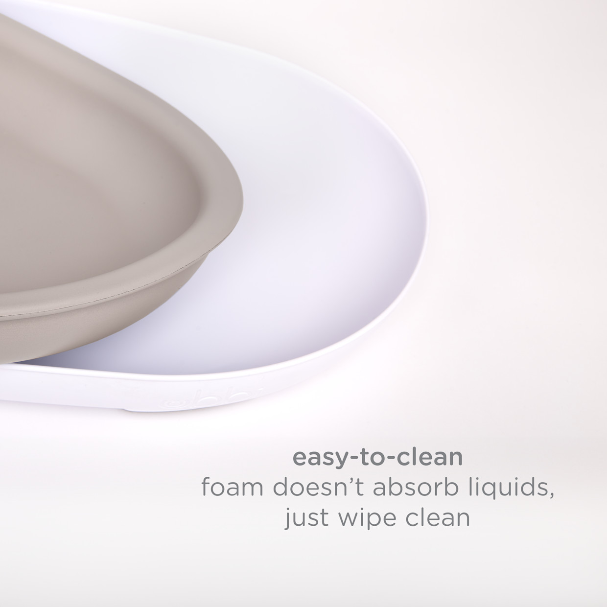 Ubbi Foam Changing Pad - Taupe.