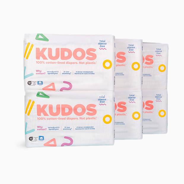 Kudos Diapers, Monthly Supply - Size 1, 210 Count
