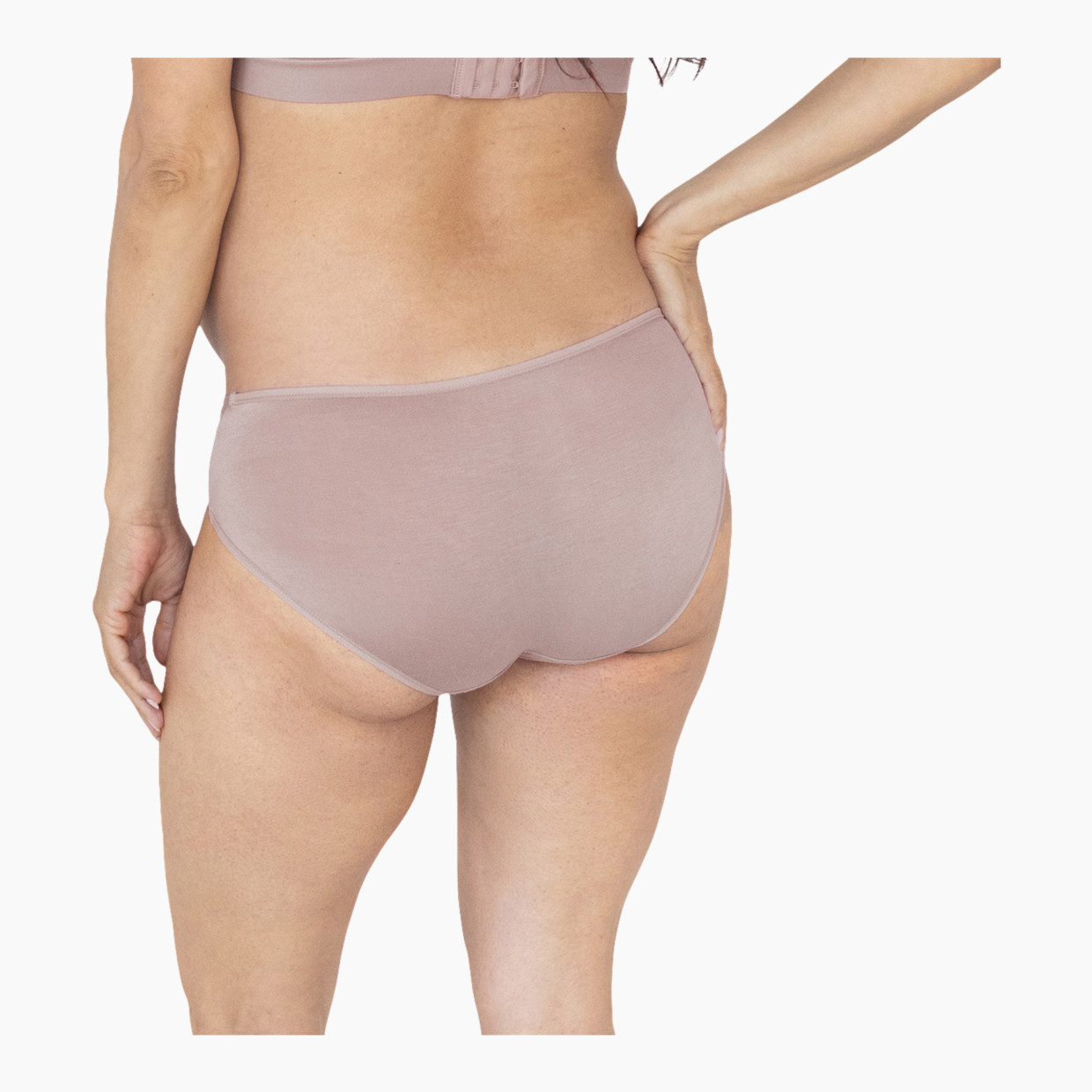 Kindred Bravely Under-the-Bump Maternity Bikini Underwear (5-Pack) -  Pastels, Medium