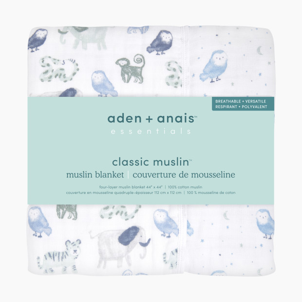 Aden + Anais Essentials Cotton Muslin Dream Blanket - Time To Dream.