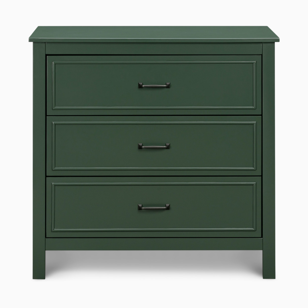 daVinci Charlie 3-Drawer Dresser - Forest Green.