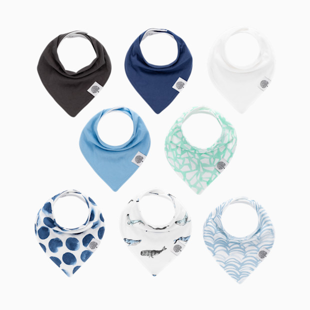Parker Baby Co. Bandana Bib Set (8-Pack).